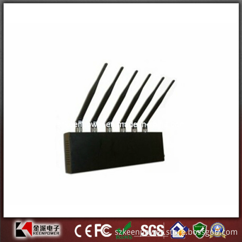 Desktop Cell Phone Jammer WiFi Jammer 6 Antennas